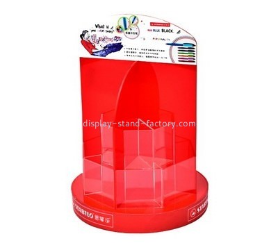 Customize acrylic rotating brochure holder NBD-525