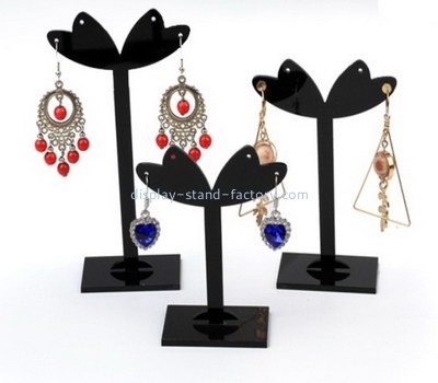 Customize black acrylic earring display NJD-075