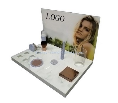 Customize plexiglass retail makeup display stand NMD-459