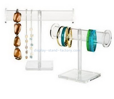 Customize acrylic t bar jewelry stand NJD-156