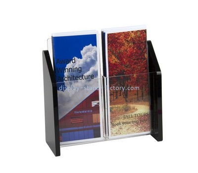 Customize acrylic stand up brochure holder NBD-551