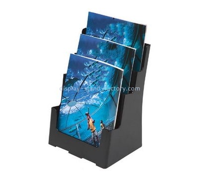 Customize lucite tiered brochure holder NBD-557