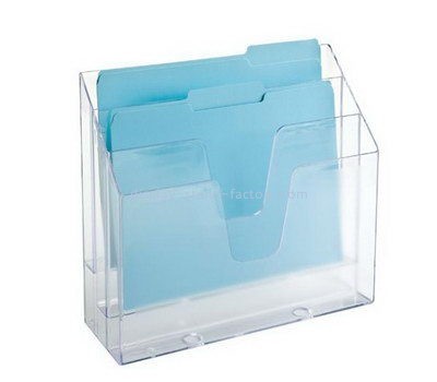 Customize acrylic free standing file holder NBD-560
