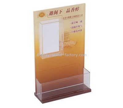 Customize acrylic vertical brochure holder NBD-567