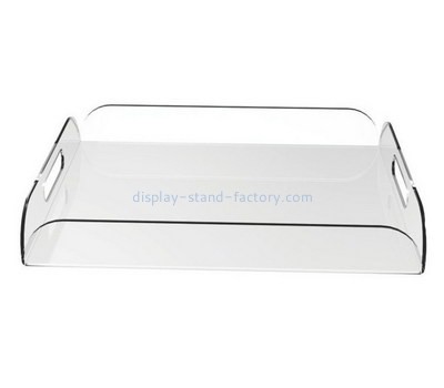 Customize perspex serving platter with handles STD-124