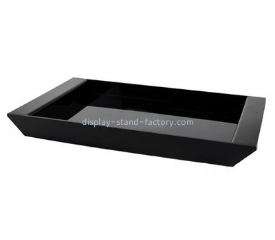 Customize acrylic black serving tray STD-196