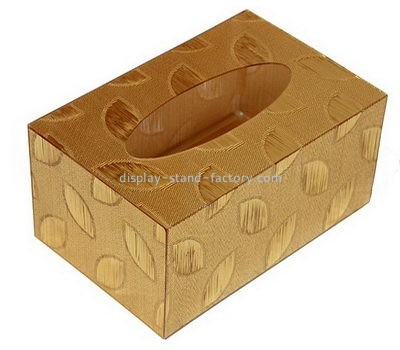 Hotel yellow acrylic tissue box NAB-1096