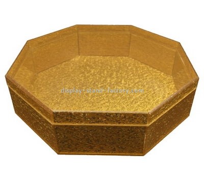 Customize octagon acrylic storage box NAB-1175