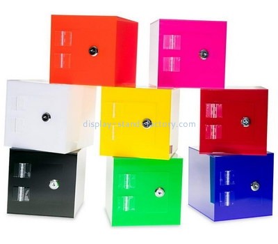 Custom acrylic charity box NAB-1245