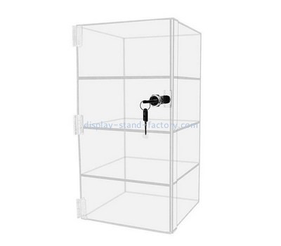 Custom 3 tiers acrylic lockable cabinet NAB-1270