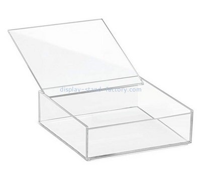 Custom flat clear acrylic box with lid NAB-1282