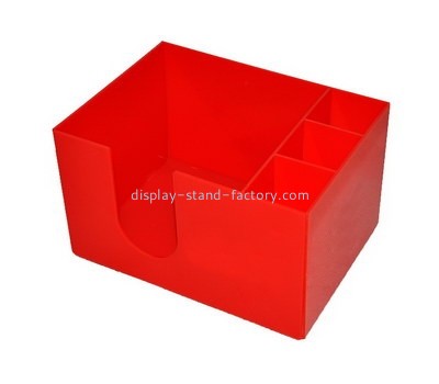 Custom red acrylic organizer box NAB-1304
