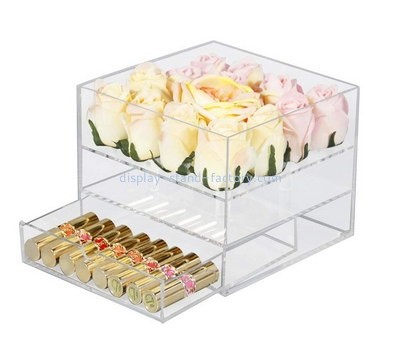 Custom acrylic flower box with drawer NAB-1312