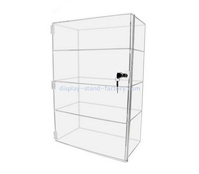 Custom 4 tiers acrylic lockable cabinet NAB-1317