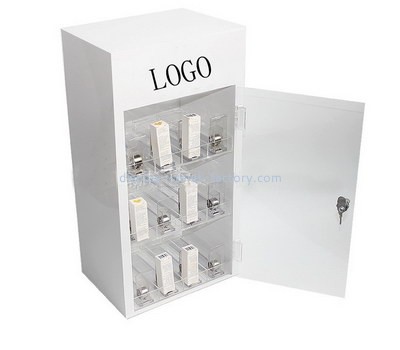 Custom retail acrylic cabinet with door NAB-1316