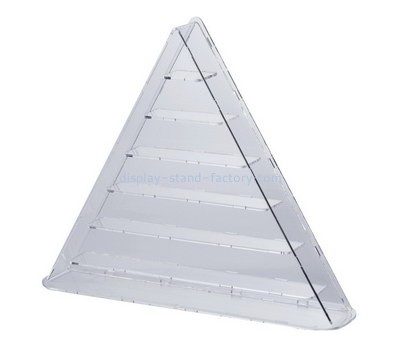 Custom triangle acrylic display case NAB-1373