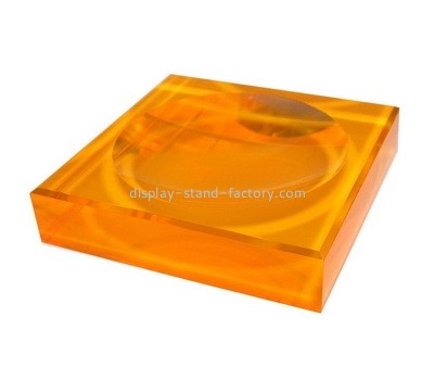 Custom orange acrylic soap dish block NBL-011