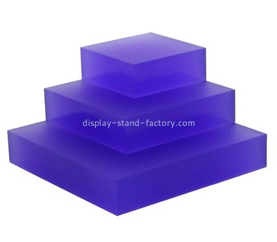 Custom purple acrylic display block NBL-022