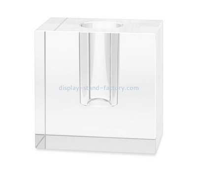 Custom clear acrylic block display holder NBL-053