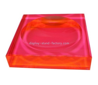 Custom neon red acrylic soap dish NBL-075