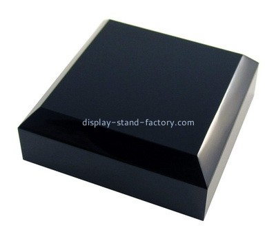 Custom black perspex beveled display block NBL-101