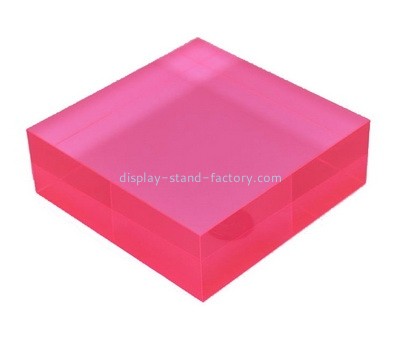 Custom pink plexiglass display block NBL-119