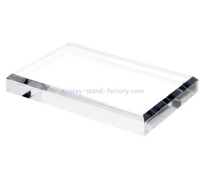 Custom acrylic beveled display block NBL-139