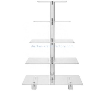 Custom 5 tiers acrylic cakes display stands NFD-227