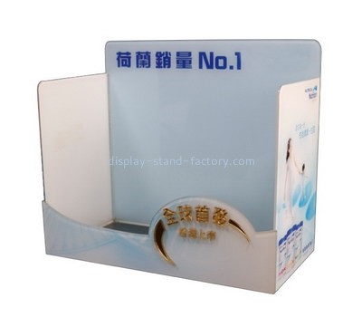 Custom acrylic milk powder display stand NFD-274
