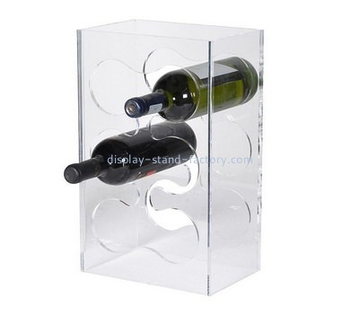 Custom acrylic wine bottles display holder case NFD-310