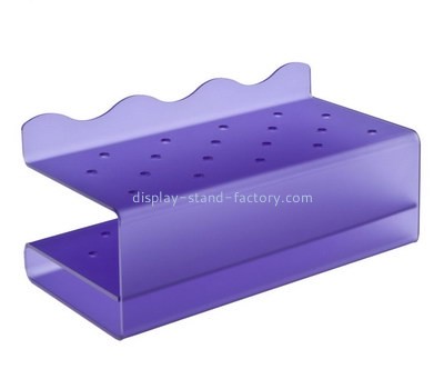 Custom purple acrylic lollipop display holders NFD-340