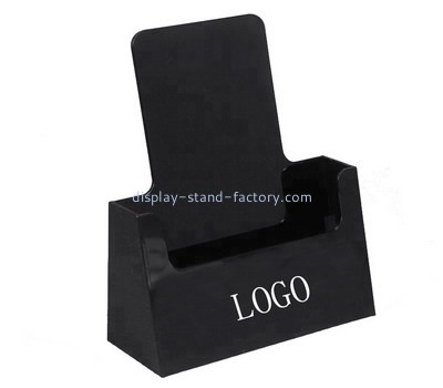 Custom black acrylic literature holder NBD-628