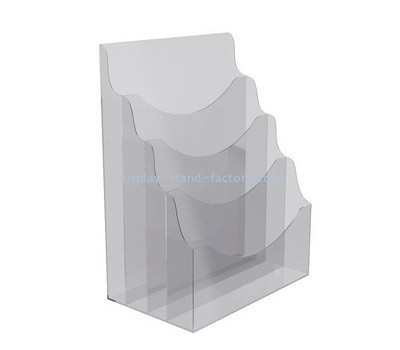 Custom 4 tiers vertical acrylic pamphlet holder NBD-645