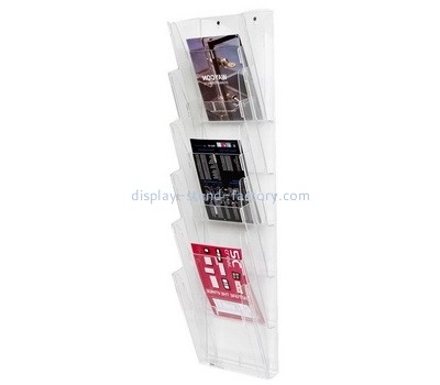 Custom wall 3 tiers acrylic magazine holders NBD-668