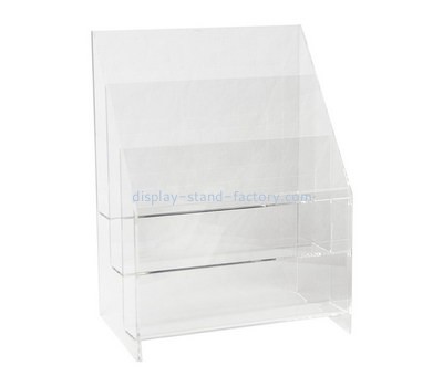Custom 3 tiers acrylic counter standing greeting cards holders NBD-696