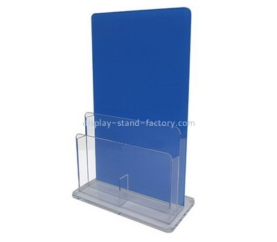 Custom retail plexiglass A4 literature holder NBD-699