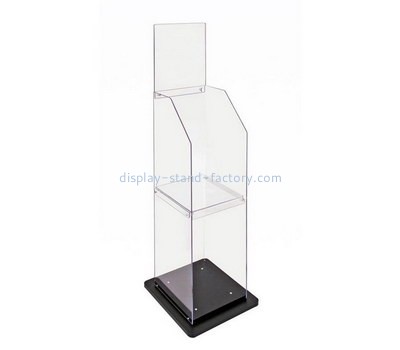 Custom 2 tiers plexiglass book stand holder NBD-701