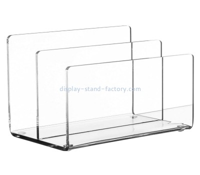 Custom clear acrylic plexiglass mini sorter 2 dividers holder NBD-720