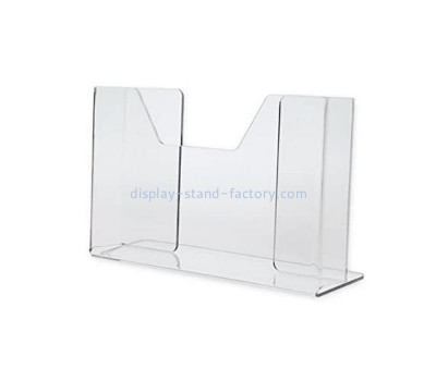 Custom horizontal acrylic plexiglass postcard holder stand rack display NBD-723