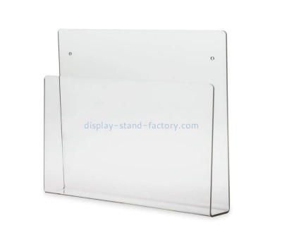 Custom plexiglass file holder acrylic chart holder wall mount lucite documents holder NBD-731