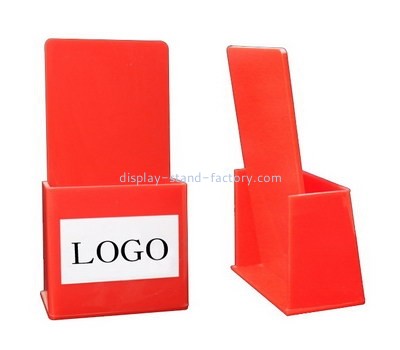 Customize table top acrylic literature holder plexiglass leaflet holder NBD-738