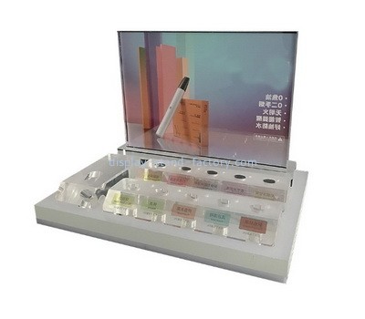 Custom retail plexiglass makeup display stand perspex holder NMD-550