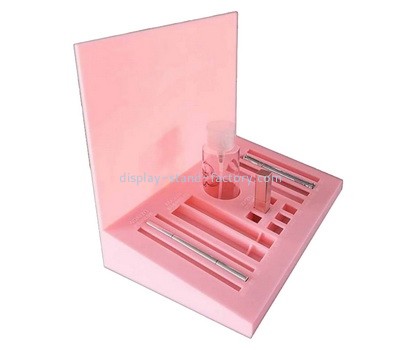 Custom acrylic makeup display perspex cosmetic stands NMD-558
