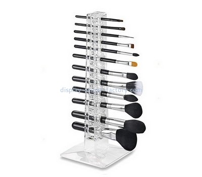Custom acrylic makeup brush display stand lucite brushes organizer NMD-595