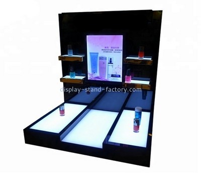 Acrylic manufacturer customize plexiglass makeup display riser NMD-598