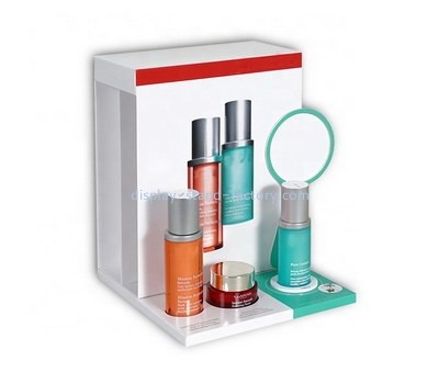 Customize acrylic eye cream display stands plexiglass cosmetic display riser NMD-599