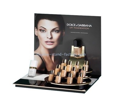Custom plexiglass perfume display riser plexiglass skincare display stands NMD-603