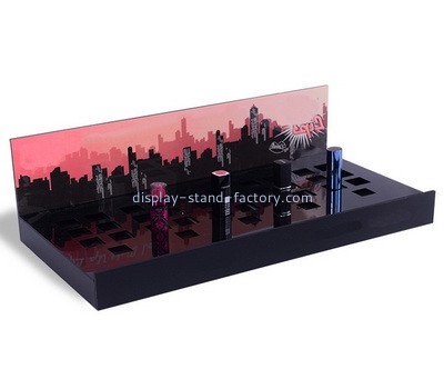 Customize acrylic makeup display holders perspex cosmetic lipgloss display stands NMD-611