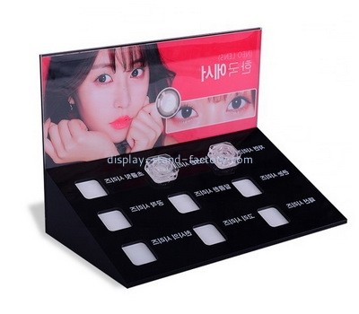 Custom plexiglass contact lens display risers acrylic contact lens display holders NMD-616