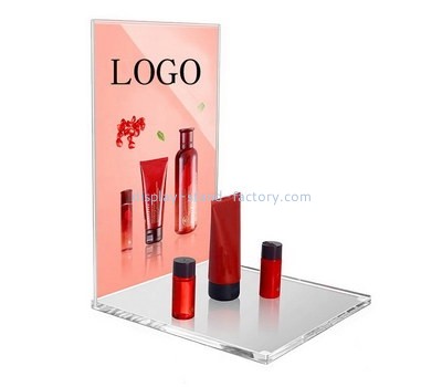 Customize acrylic makeup display stands plexiglass cosmetic display holders NMD-619